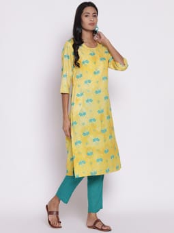 Floral Printed Kurta Two