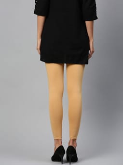 Solid Ankle Length Legging Back