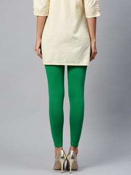 Solid Ankle Length Legging Back