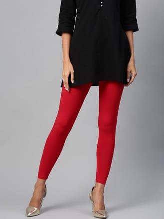 Solid Ankle Length Legging