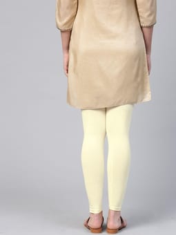 Solid Ankle Length Legging Back