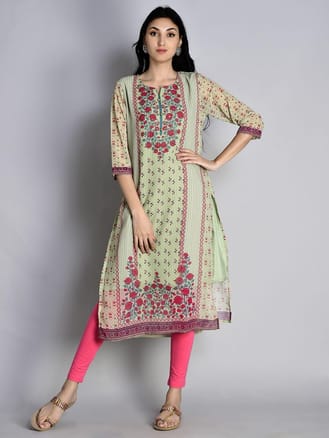 Floral Printed Kurta